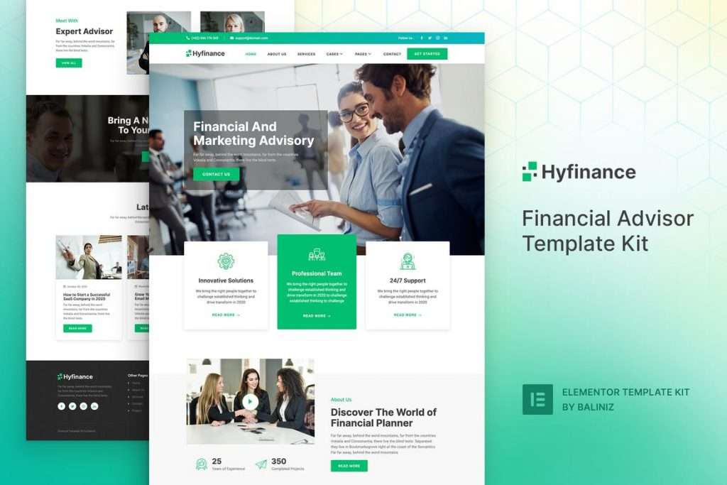 Financial Website Design